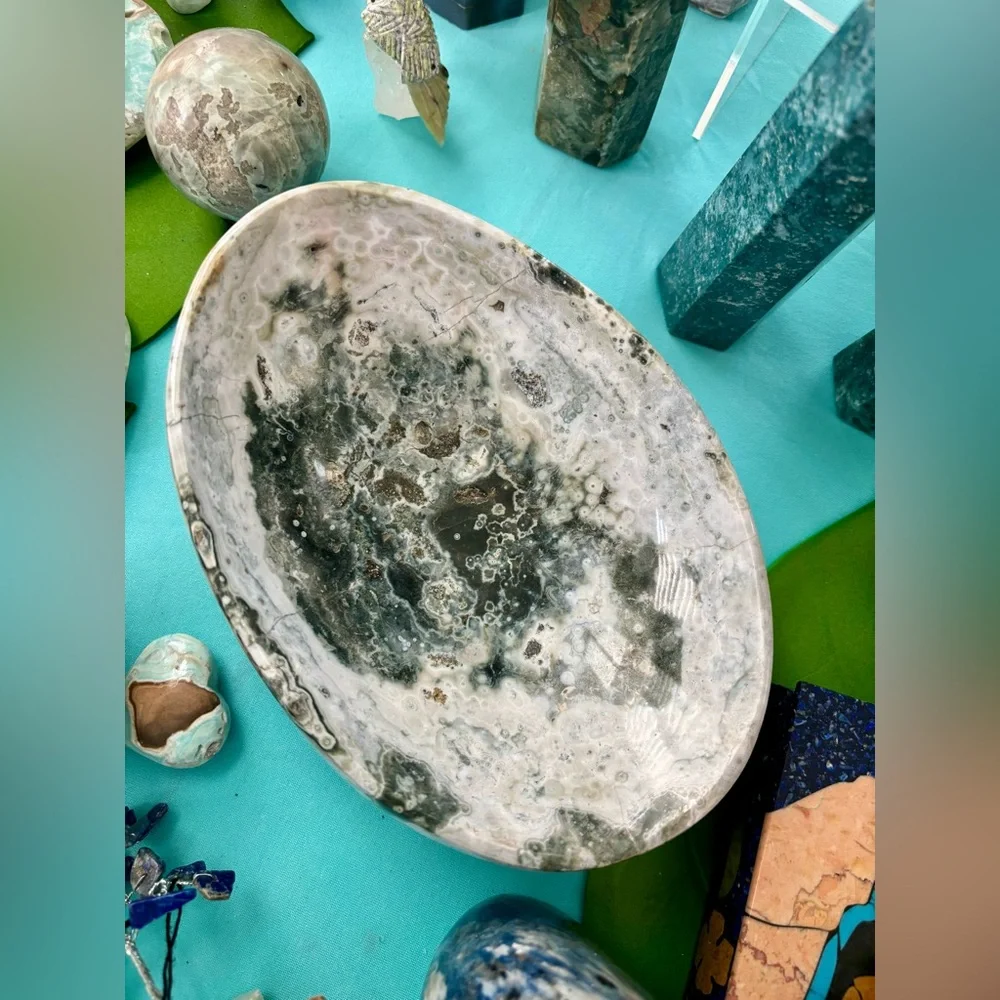 Ocean Jasper bowl - Picture 5 of 8